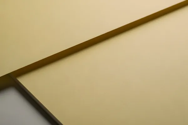 Sheets of ivory board.
